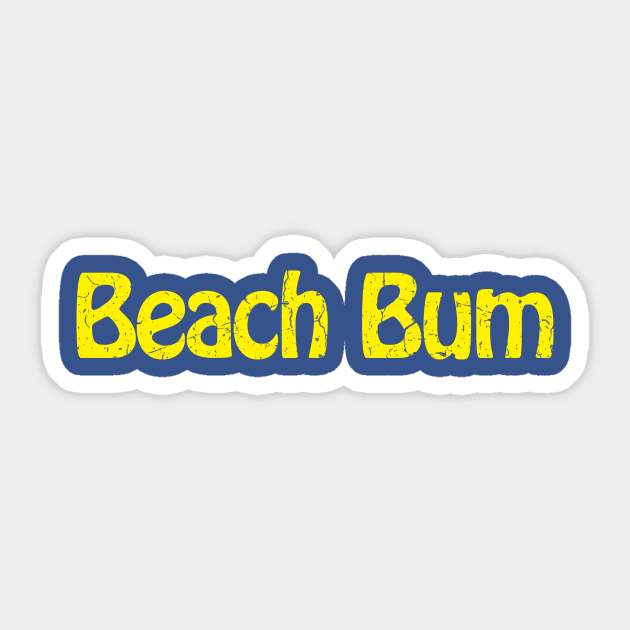 Beach Bum Sticker by TheAllGoodCompany